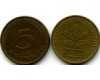 Монета 5 пфенинг 1972г F Германия