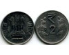 Монета 2 рупии 2013г ромб Индия