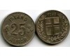 Монета 25 аурар 1957г Исландия