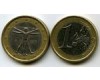 Монета 1 евро 2007г Италия