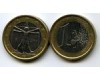 Монета 1 евро 2009г Италия Монета 1 евро 2009г Италия
