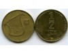 Монета 1/2 нового шекеля 2008г Израиль