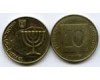 Монета 10 агарот 2007г Израиль