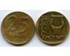 Монета 25 агарот 1978г Израиль
