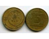 Монета 5 агарот 1985г Израиль