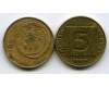Монета 5 агарот 1994г Израиль