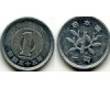 Монета 1 йена 1980г Япония