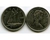 Монета 10 центов 1988г Канада