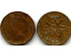 Монета 1 цент 1975г Канада