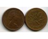 Монета 1 цент 1976г Канада