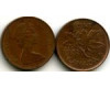 Монета 1 цент 1981г Канада