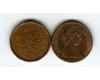 Монета 1 цент 1987г Канада