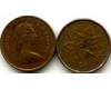 Монета 1 цент 1989г Канада