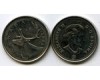 Монета 25 центов 2005г Канада
