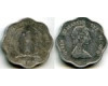 Монета 1 цент 1997г Карибские острова