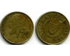 Монета 20 центов 1991г Кипр