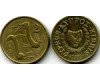 Монета 2 цента 1991г Кипр