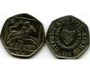 Монета 50 центов 1994г Кипр