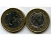 Монета 1 евро 2014г из обращения Латвия