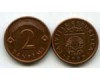 Монета 2 сентима 2009г Латвия