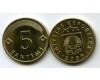 Монета 5 сентим 2009г ац Латвия