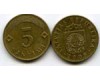 Монета 5 сентим 2009г Латвия
