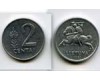 Монета 2 сенти 1991г Литва