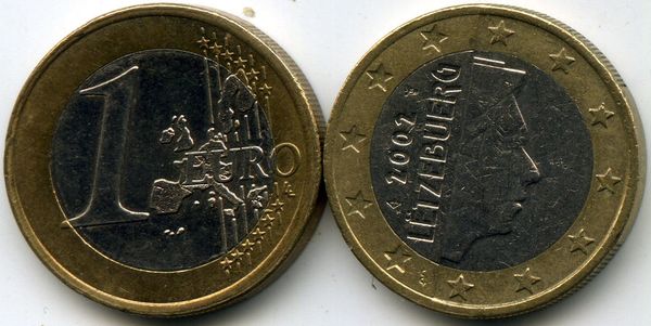 Монета 2 евро 2023г cs Люксембург