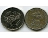 Монета 20 сен 1998г Малазия