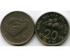 Монета 20 сен 2009г Малазия