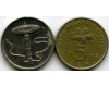 Монета 5 сен 2007г Малазия