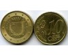 Монета 10 евроцентов 2008г Мальта