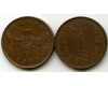 Монета 1 цент 1977г Мальта
