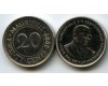 Монета 20 центов 2007г Маврикий