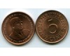 Монета 5 центов 2007г Маврикий