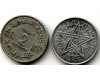 Монета 2 франков 1951г Марокко