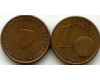 Монета 1 евроцент 2001г Нидерланды