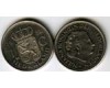 Монета 1 гульден 1980г Нидерланды