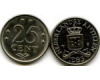 Монета 25 центов 1983г Нидерландские Антиллы