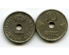 Монета 10 оре 1948г Норвегия