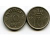 Монета 10 оре 1954г Норвегия