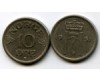 Монета 10 оре 1951г новый тип Норвегия