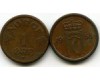 Монета 1 оре 1955г Норвегия
