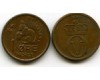 Монета 1 оре 1965г Норвегия