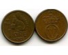 Монета 1 оре 1966г Норвегия