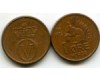 Монета 1 оре 1972г Норвегия
