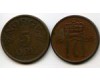 Монета 5 оре 1955г Норвегия
