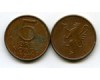 Монета 5 оре 1975г Норвегия
