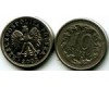 Монета 10 грош 2002г Польша