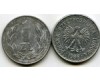 Монета 1 злотый 1986г Польша